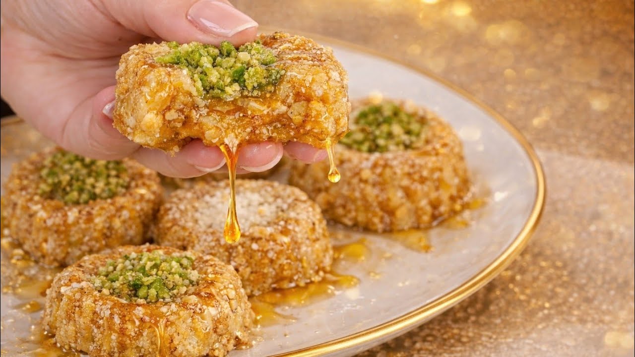 كنافة بدون فرن في 10 دقايق | أسرع كنافة ممكن تعمليها  🍯🔥 احفظوها لرمضان 