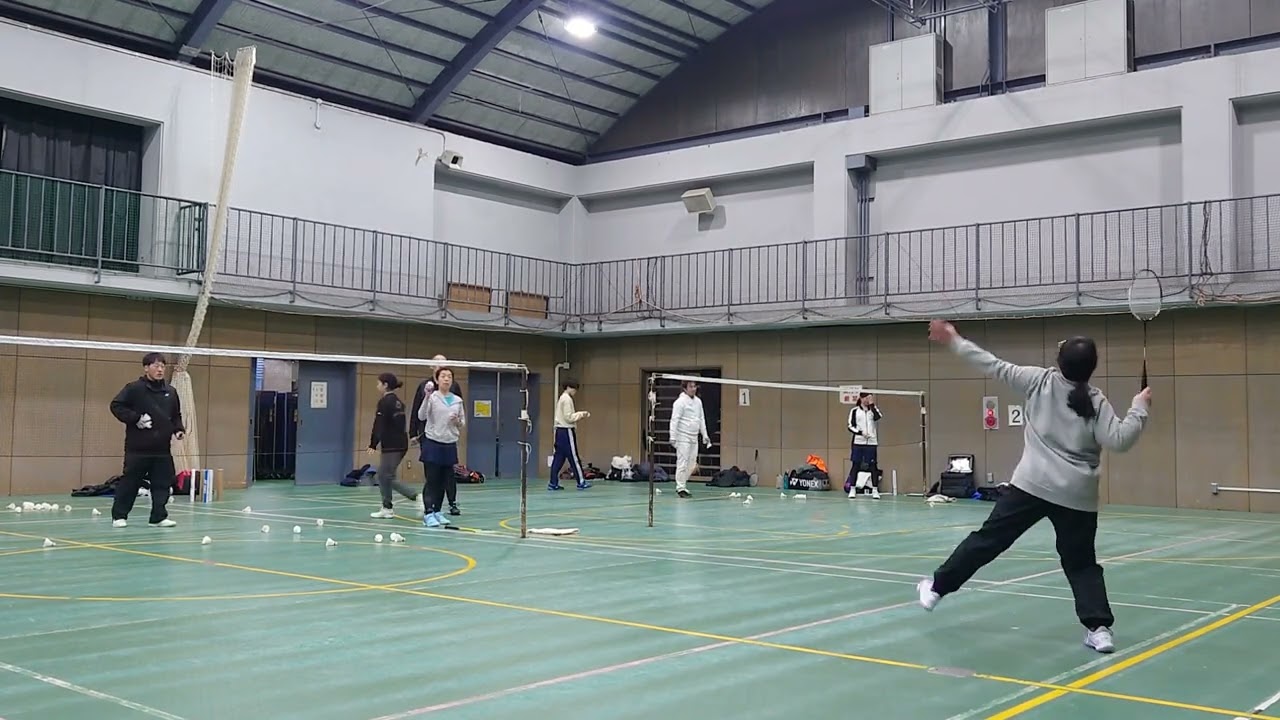青い鳥　初級者基礎練　コーチ見本#バドミントン 　