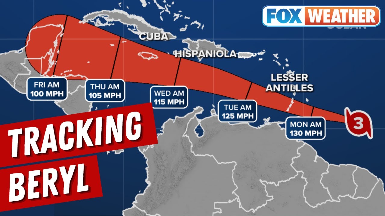 Beryl Now 'Very Dangerous' Category 3 Hurricane As Caribbean Braces For Life-Threatening Impacts