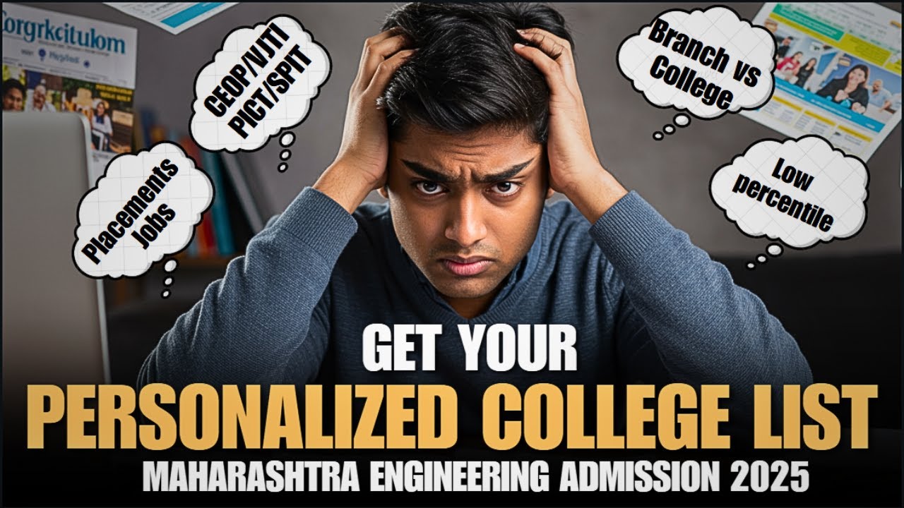 MHT-CET 2025 Engg Admission ✅ Get a Personalized List of Best Colleges for Your Score! | TeestWizer