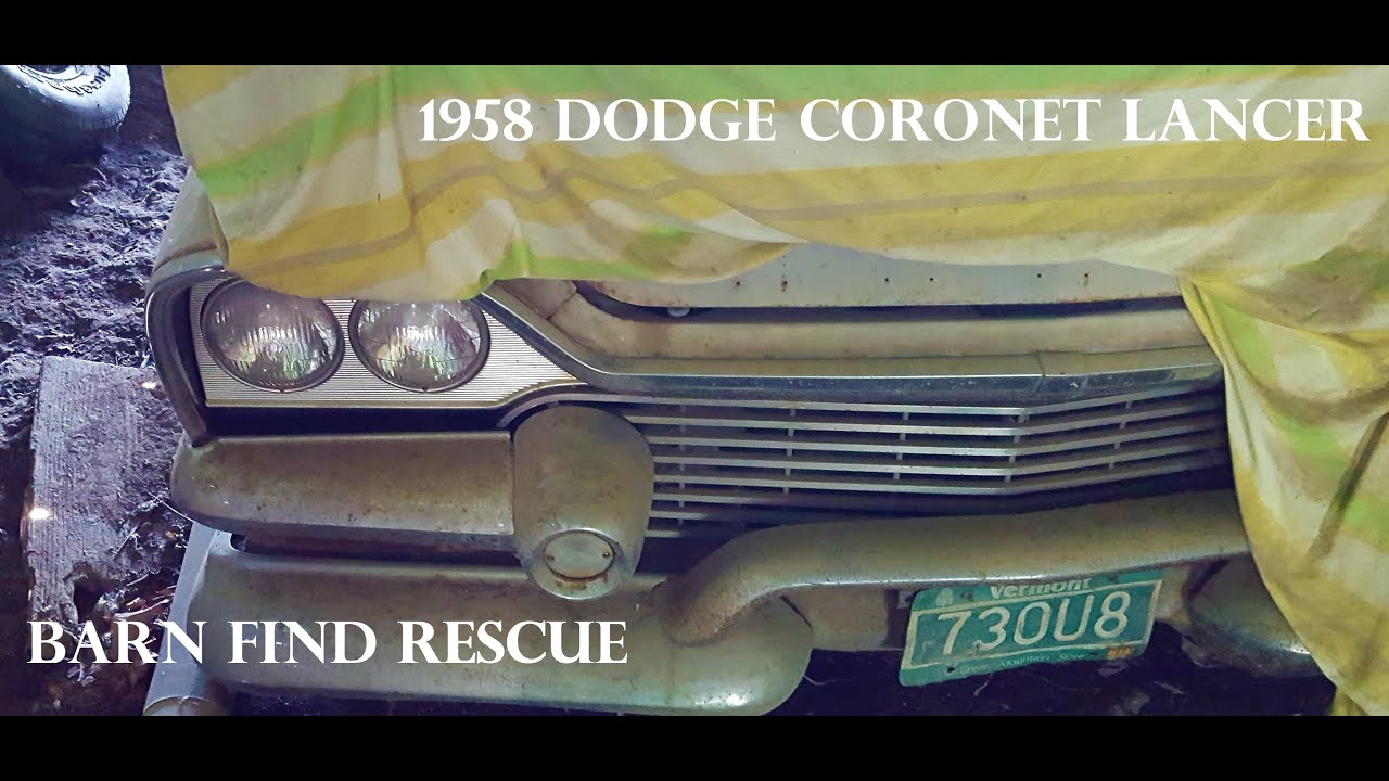 1958 Dodge Coronet Lancer Barn Find - Will It Run?