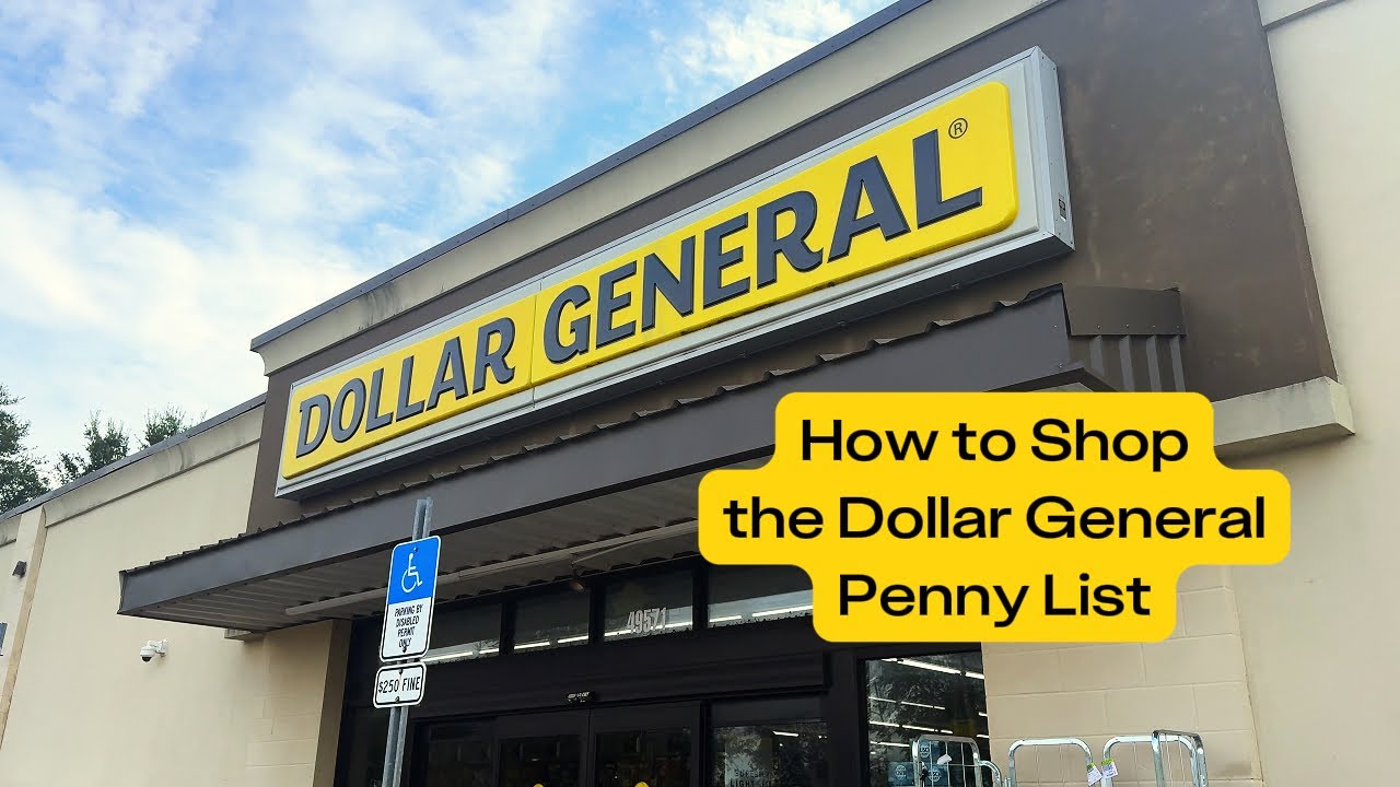 How to Shop the Dollar General Penny List