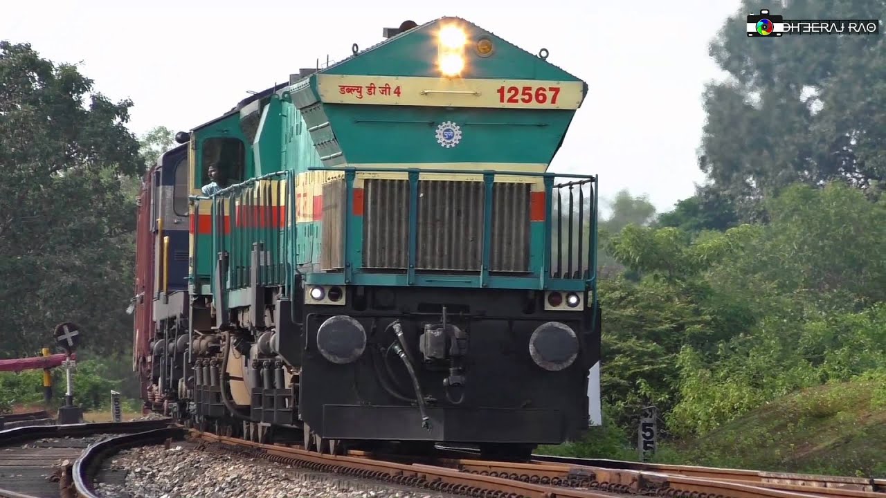 Konkan Railway: Trains At Kumta - The Diesel Paradise!
