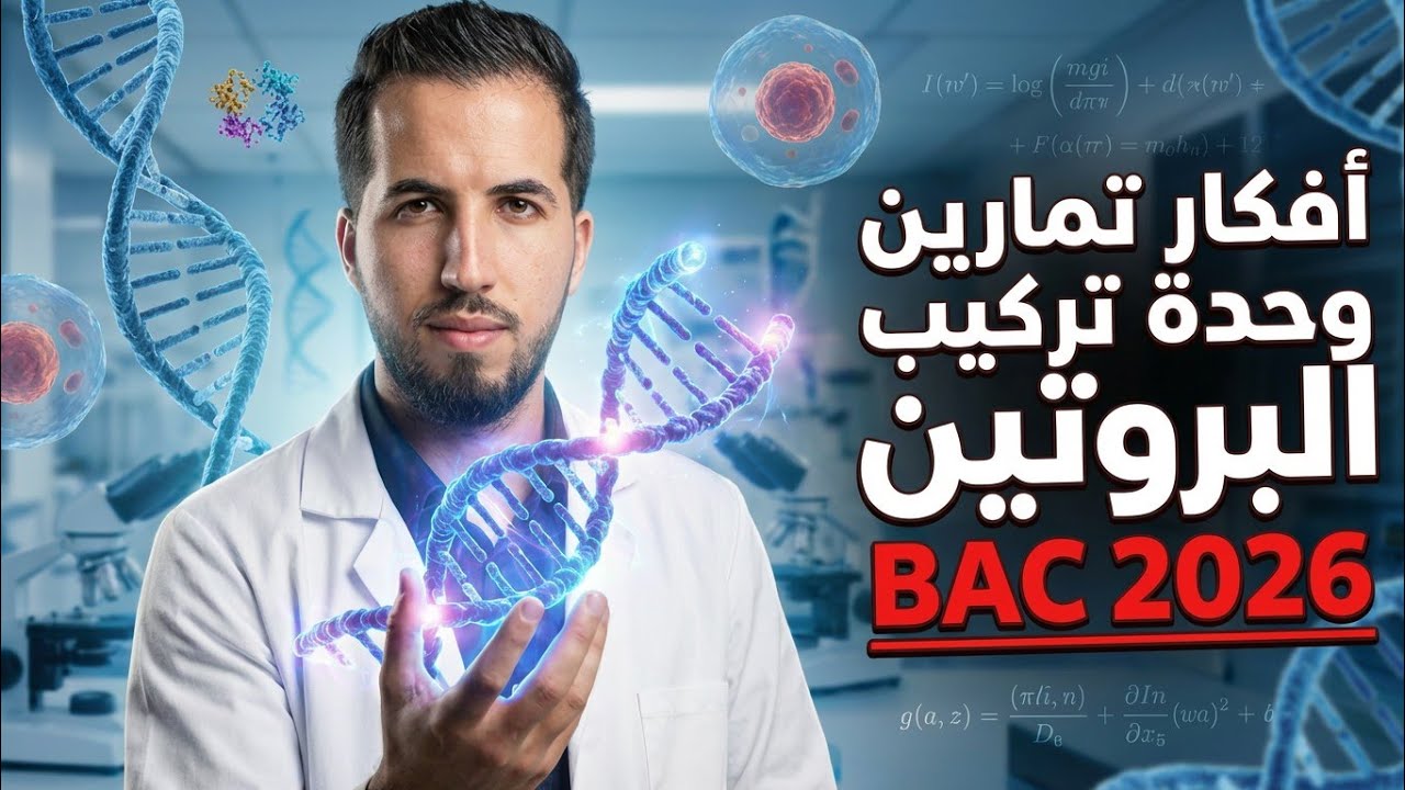 أفكار تمارين وحدة تركيب البروتين | من الألف للياء كل ماتحتاجه | بكالوريا 2026 | الأستاذ شاوش