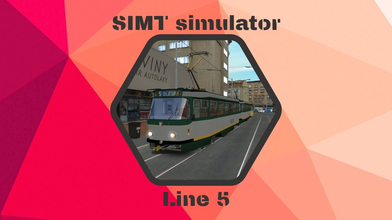 Tram line 5 (Novozámecká - Olešná) | SIMT simulator