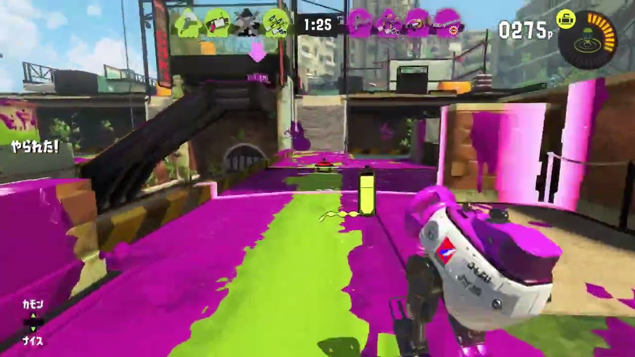 スプラ　ゴリ押し正義（負けたけど）　　　　　　　　　　　　　　　　　#スプラトゥーン3 