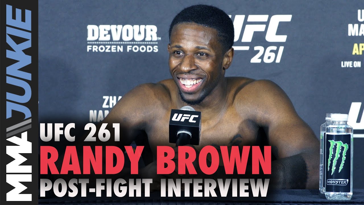 Randy Brown talks first-round submission of Alex Oliveira | UFC 261 post-fight interview