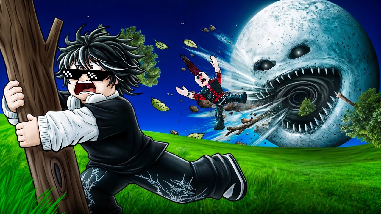 Moon Wakes up and Attacks Earth in Roblox!