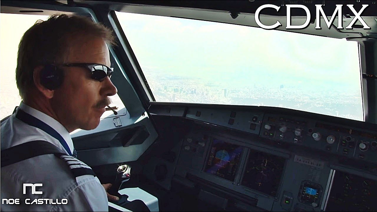 Aterrizando Ciudad de México AICM