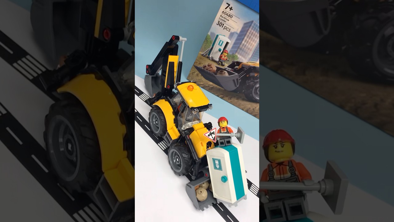 Играю с новым набором LEGO City #60480 Bachoe Loader ‼️Погнали!! #rlfm #обзоры #подарок