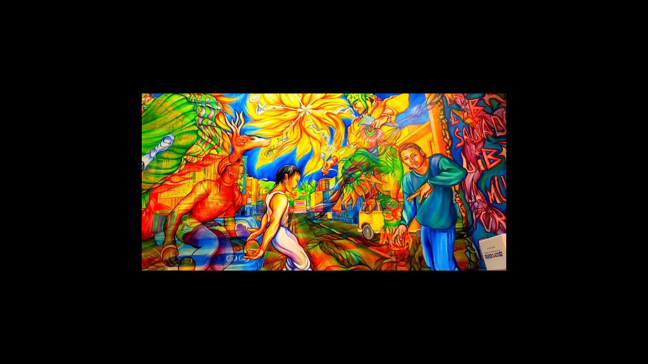 Sunset District:  SFSU:  'Mission Street Manifesto (1990).  Mural by Juana Alicia, Artist/Muralist.
