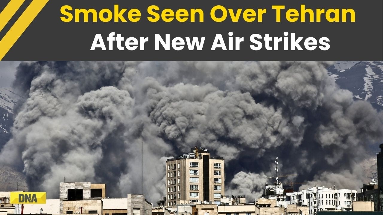 Israel Iran War: Smoke Seen Over Tehran After New Israeli Air Strikes – Explosions Rock Capital
