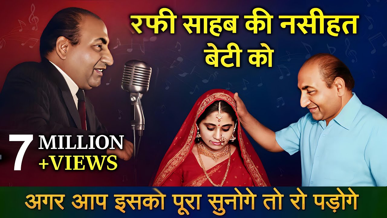 Mohammed Rafi Sahab gave advice to his daughter