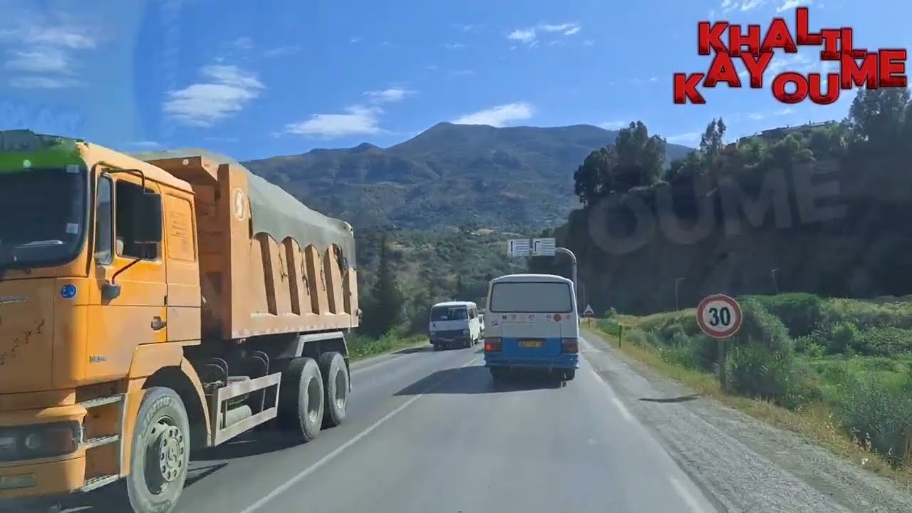 الطريق الرابط بين مدينة سيدي معروف -الميلية بولاية جيجل | jijel - Constantine- mila