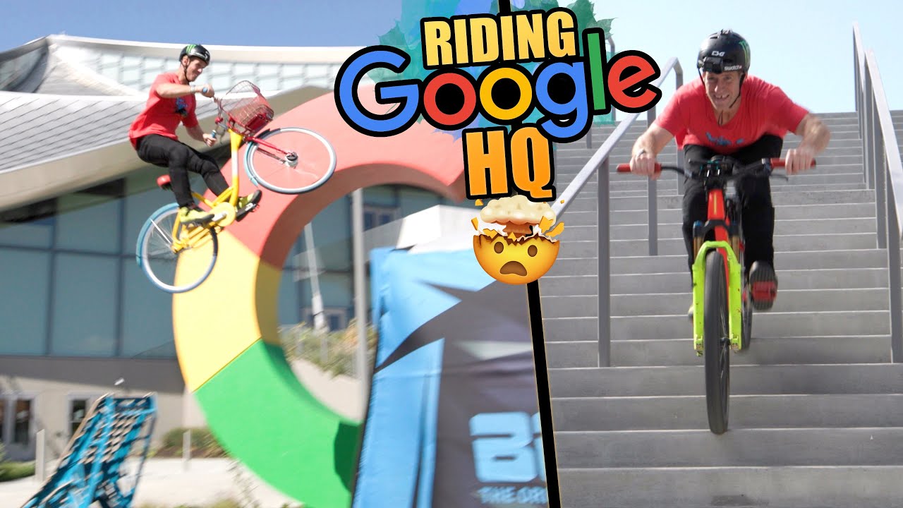URBAN MTB FREERIDE AT THE GOOGLE HEADQUARTERS - SAN FRANCISCO!