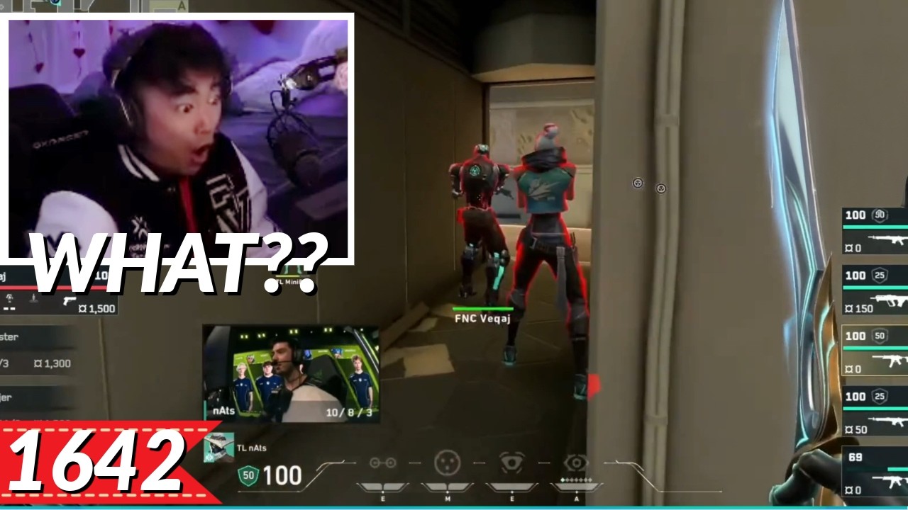 Nats ANNIHILATED Fnatic (physically and mentally)!! | Most Watched VALORANT Clips Today V1642