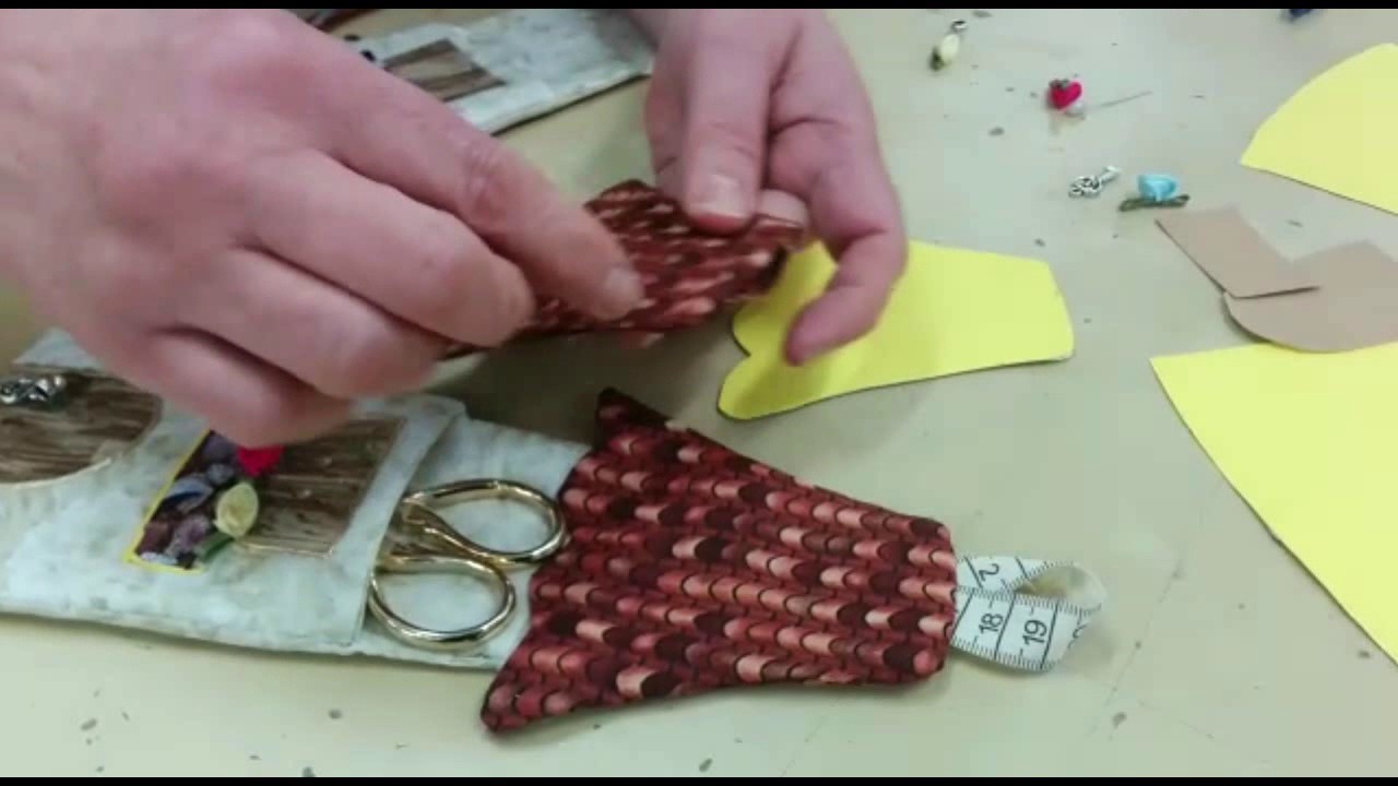 TUTORIAL  CASITA ESTUCHE DE TIJERAS