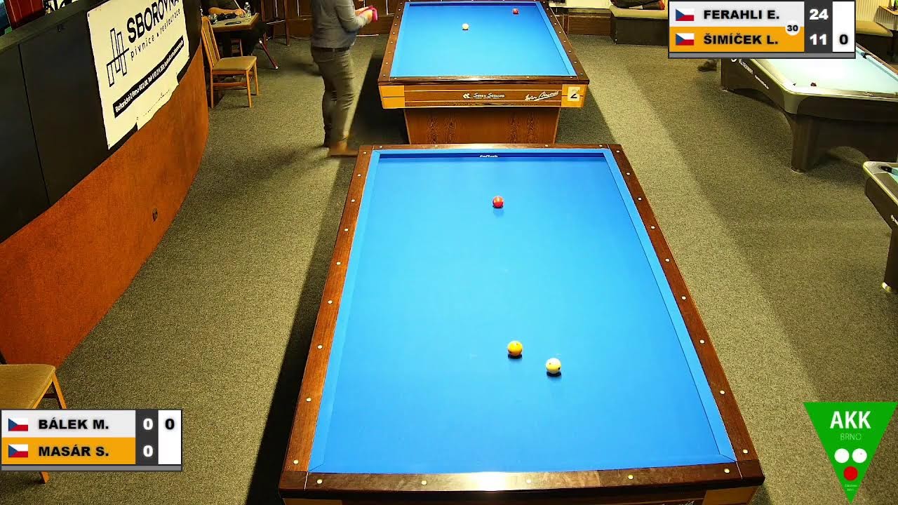 Czech Tournament | 3-cushion | Grand prix 3C | Q | Antonín Líška v Lars Nielsen