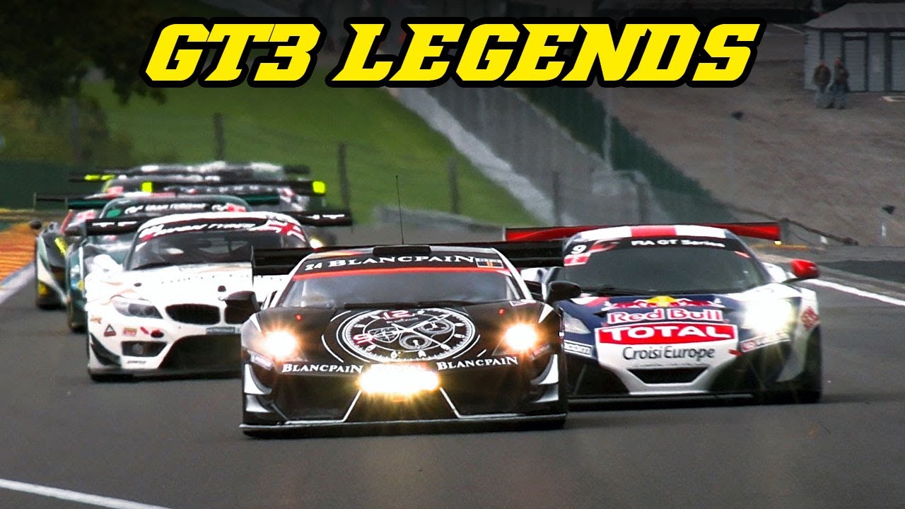 GT3 Legends races at Spa 2025 | Z4, R8, R35, Gallardo, 458, 997.2, mp4-12c & Vantage V12