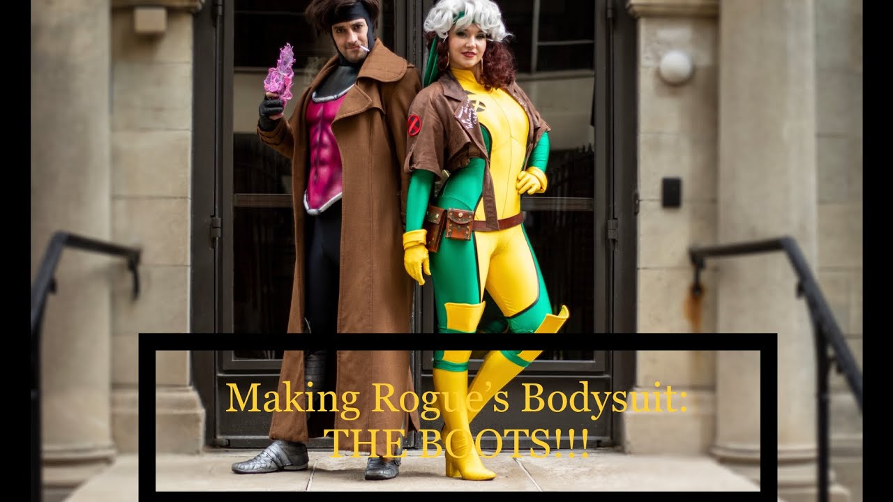 Making Rogue’s 90’s Bodysuit Pt. 4 THE BOOTS!!