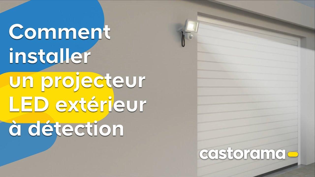 Comment installer un projecteur extérieur à détection - Castorama