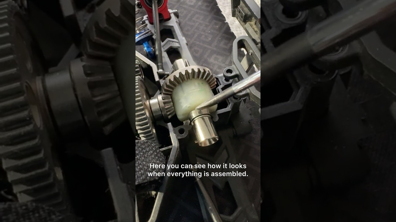 RC Differential maintenance - locking with silicone ear plugs and install shims #rccar