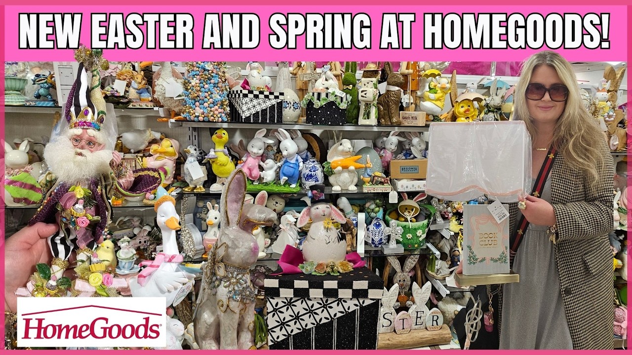 HOMEGOODS LOTS OF NEW EASTER AND SPRING | STORE WALK THRU #homegoods