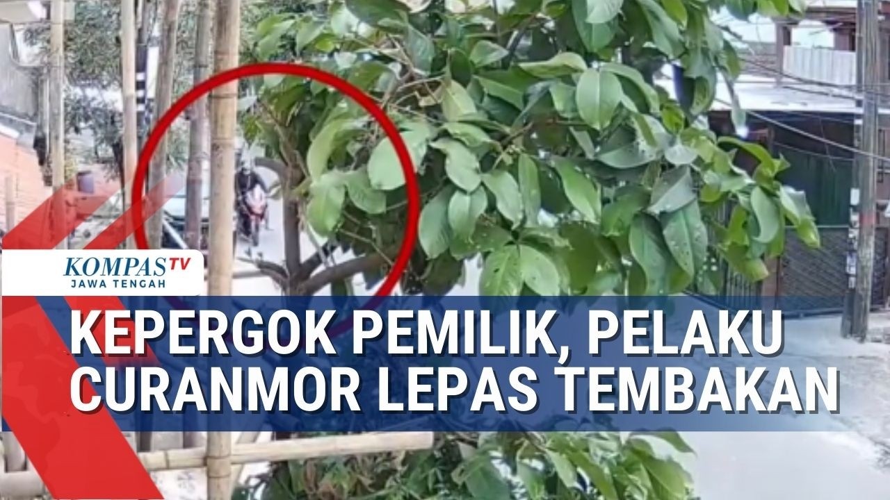 Kepergok Pemilik, Pelaku Curanmor Lepas Tembakan