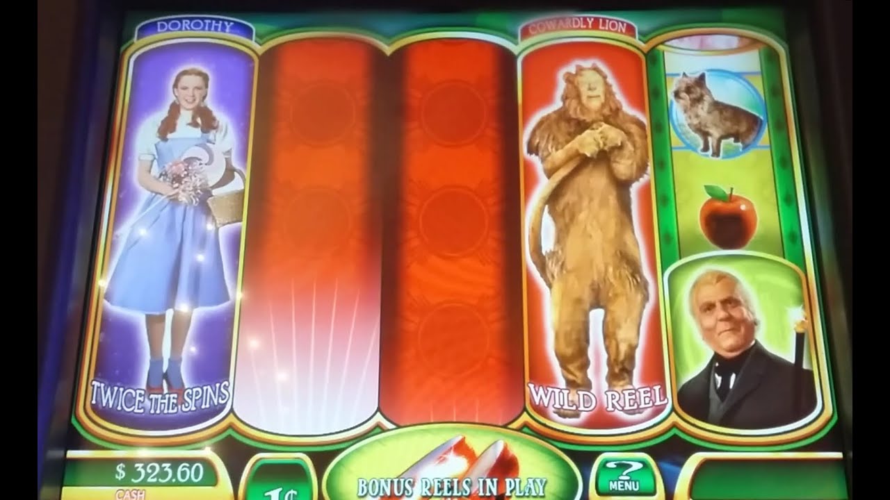 The Wizard of Oz Ruby Slippers Slot Machine-MAX BET BONUSES