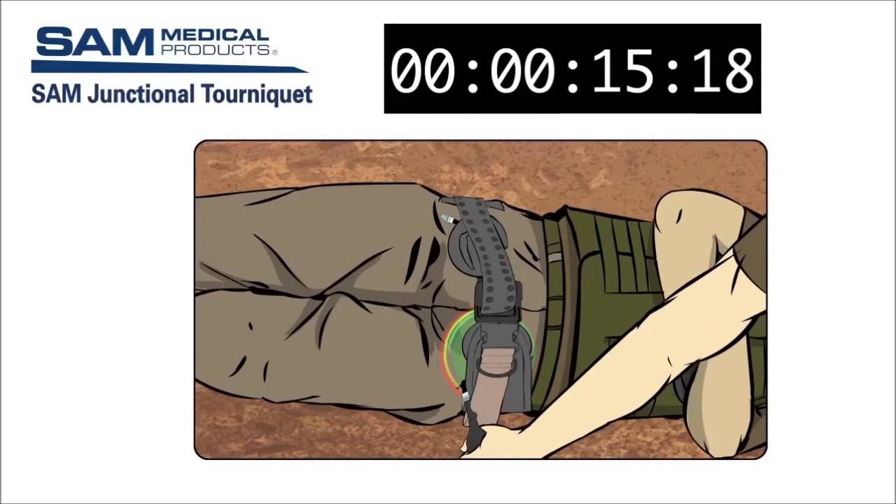 SAM Junctional Tourniquet training video with disclaimer