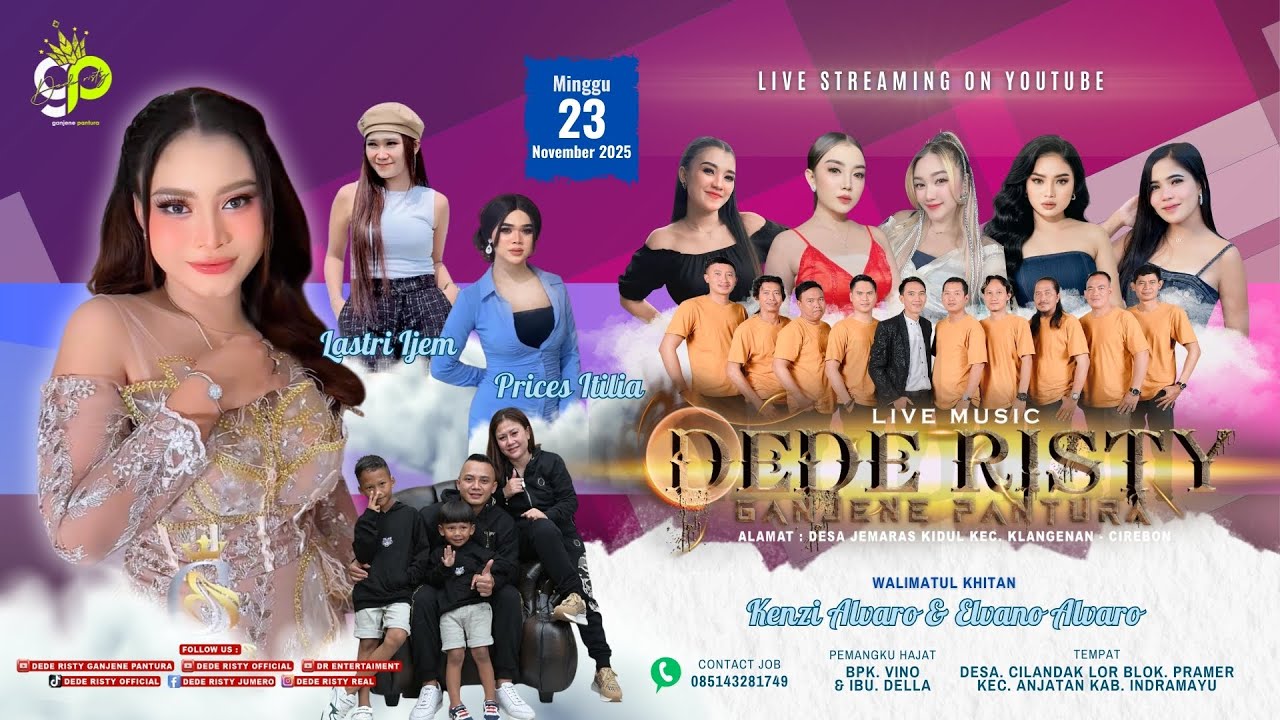 🔴 LIVE MUSIC GANJENE PANTURA DEDE RISTY Pimp 
