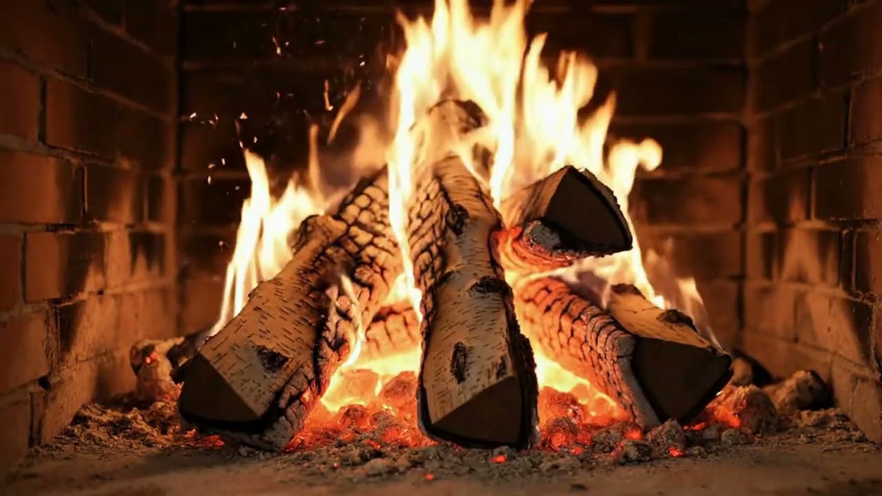 30 Dakika Şömine Huzuru 🔥 Çıtırdayan Odun Sesi | 30 Mins Cozy Fireplace (ASMR) HD