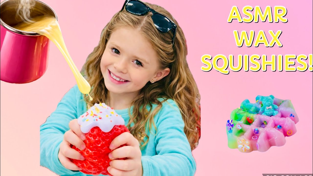 ASMR WAX SQUISHIES!! 😱🕯️#viral #trending #asmr #funny #fyp #diy #lol #video #vlog #viralvideo #cute