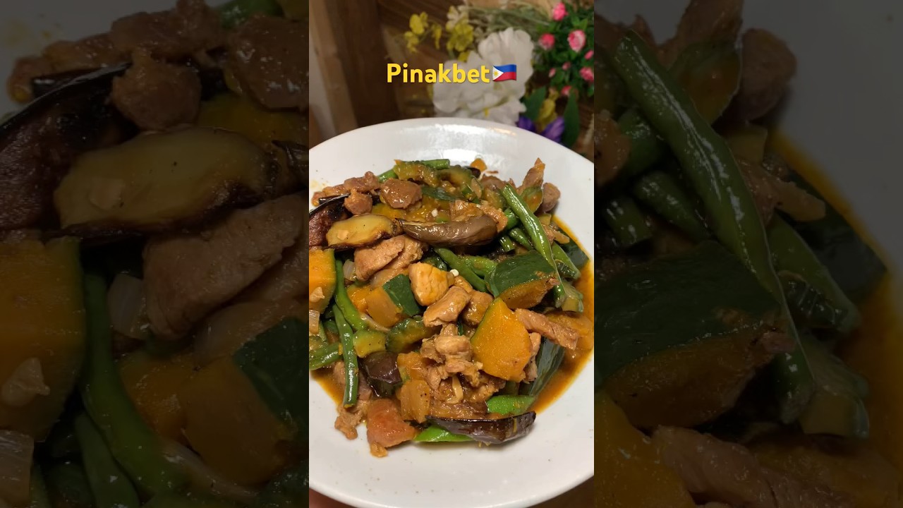 🇵🇭Pinakbet recipe #food #cooking #filipinofood #pinakbet