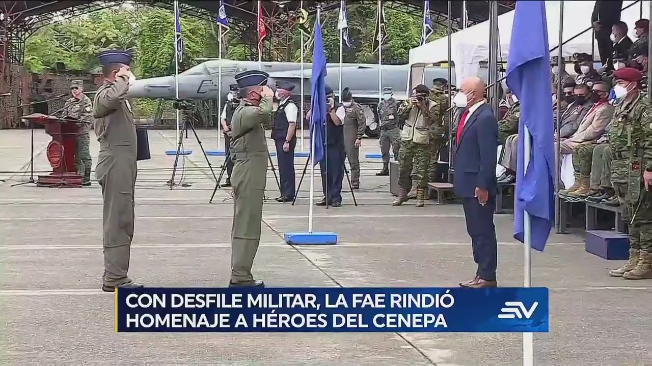 La FAE rindió homenaje a héroes del Cenepa