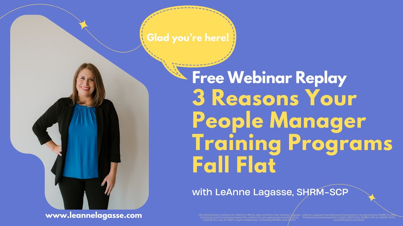 3️⃣ Reasons Your People Manager Training Programs Fall Flat [Webinar Replay] 😵‍💫