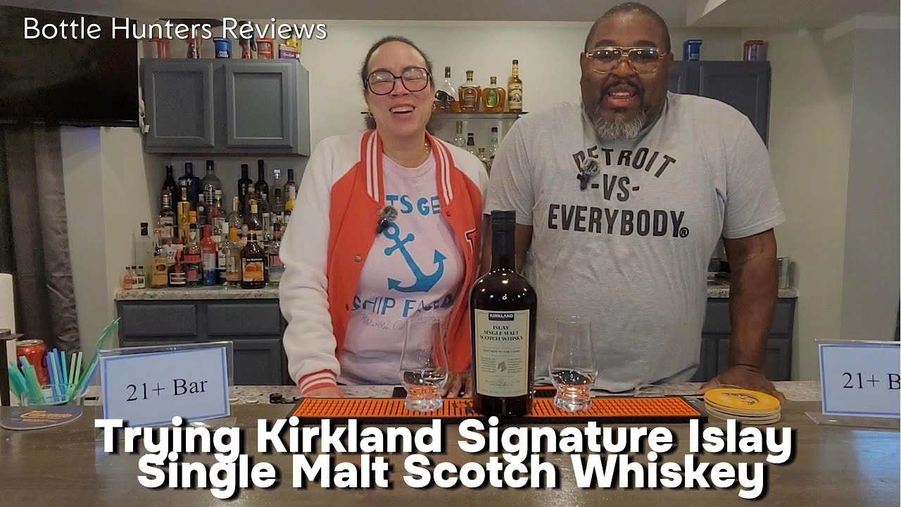 Trying Kirkland Signature Islay Single Malt Scotch Whiskey #bottlehuntersreviews