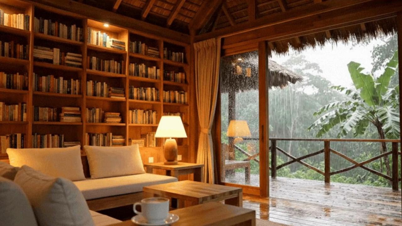 Slow Rainfall to Settle Your Mind | Forest Rain Sounds for Deep Sleep