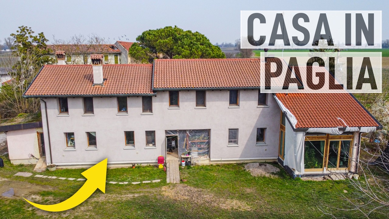 La prima CASA IN PAGLIA in Italia, sopravvissuta alle INONDAZIONI 🏠