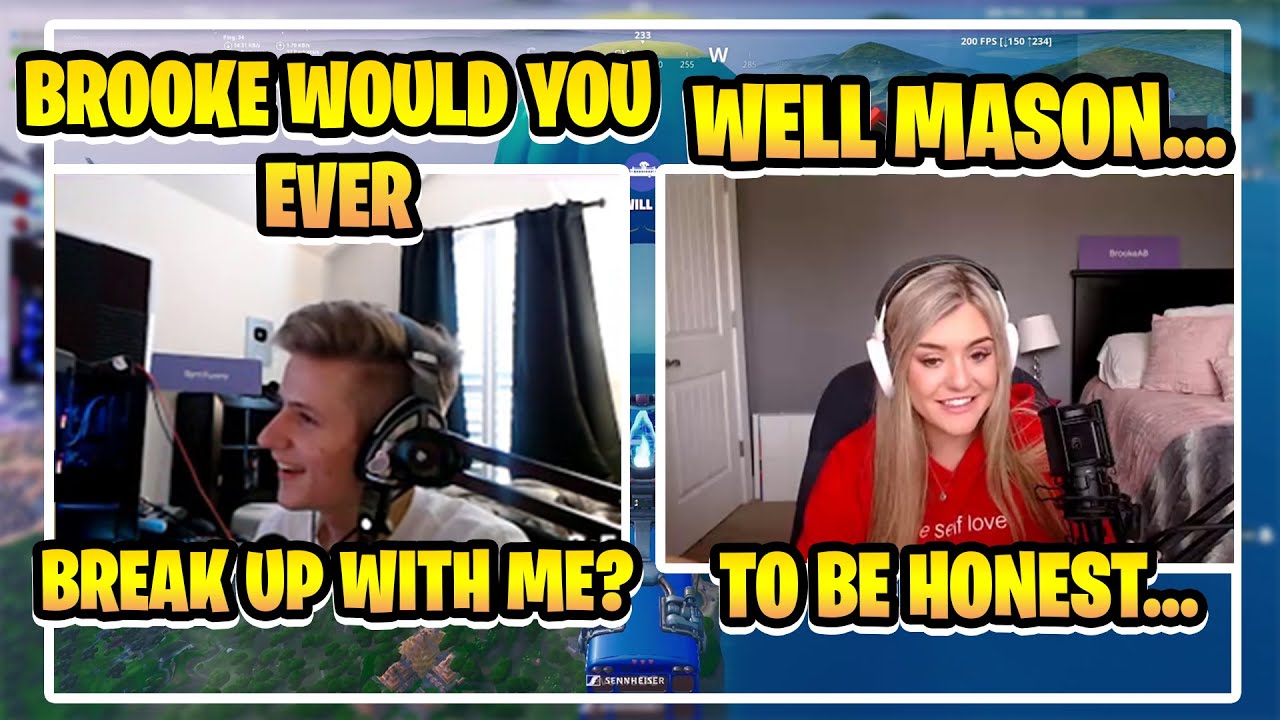 BROOKE GETS ASKED IF SHE WOULD EVER BREAK UP WITH SYMFUHNY