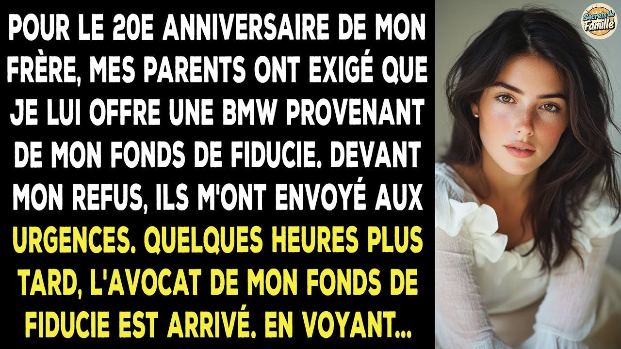 Mes Parents M'ont Questionné Sur La Bmw De Mon Frère. Mon Silence M'a Mené Aux Urgences.