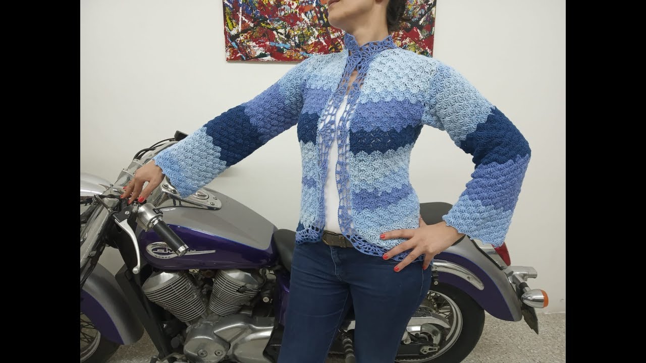 Cardigan Chopper - tutorial di uncinetto facile