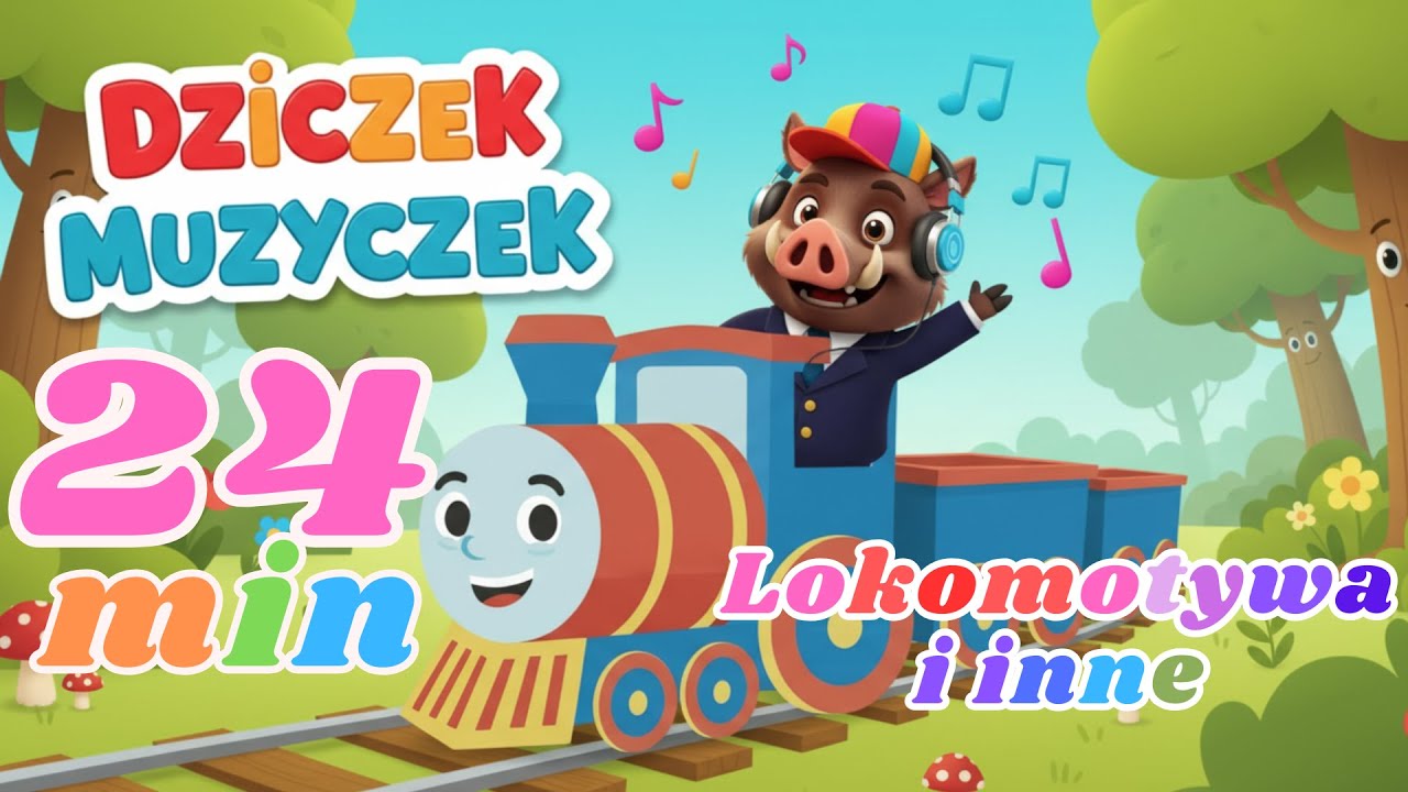 Lokomotywa i inne 🚂 24 min ⏰ Piosenki dla dzieci