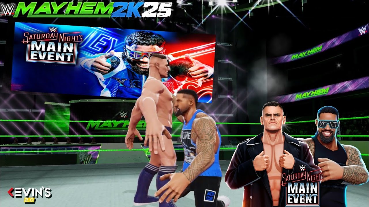 WWE Saturday Night Main Event With Maxed out Gunther Vs Jey USO WWE MAYHEM
