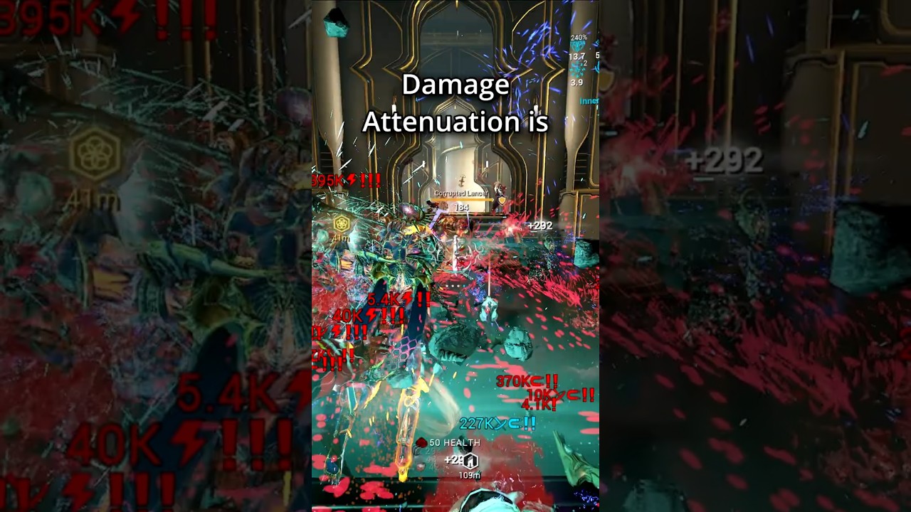 Damage Attenuation Rework: The Vallis Undermind #shorts #warframe #gaming #wfcc #streamer