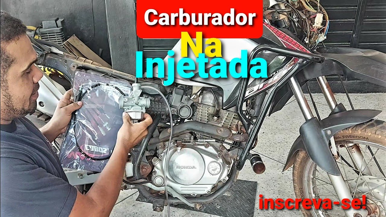 Como colocar carburador na bros injetada funcionamento perfeito passo a passo