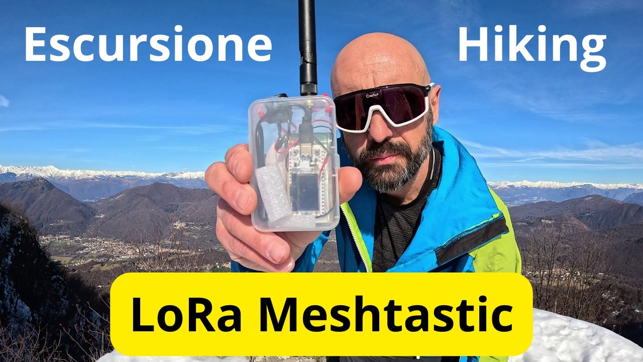 LORA MESHTASTIC 868 in Montagna: Test sul Campo di un Nodo Portatile in Passeggiata