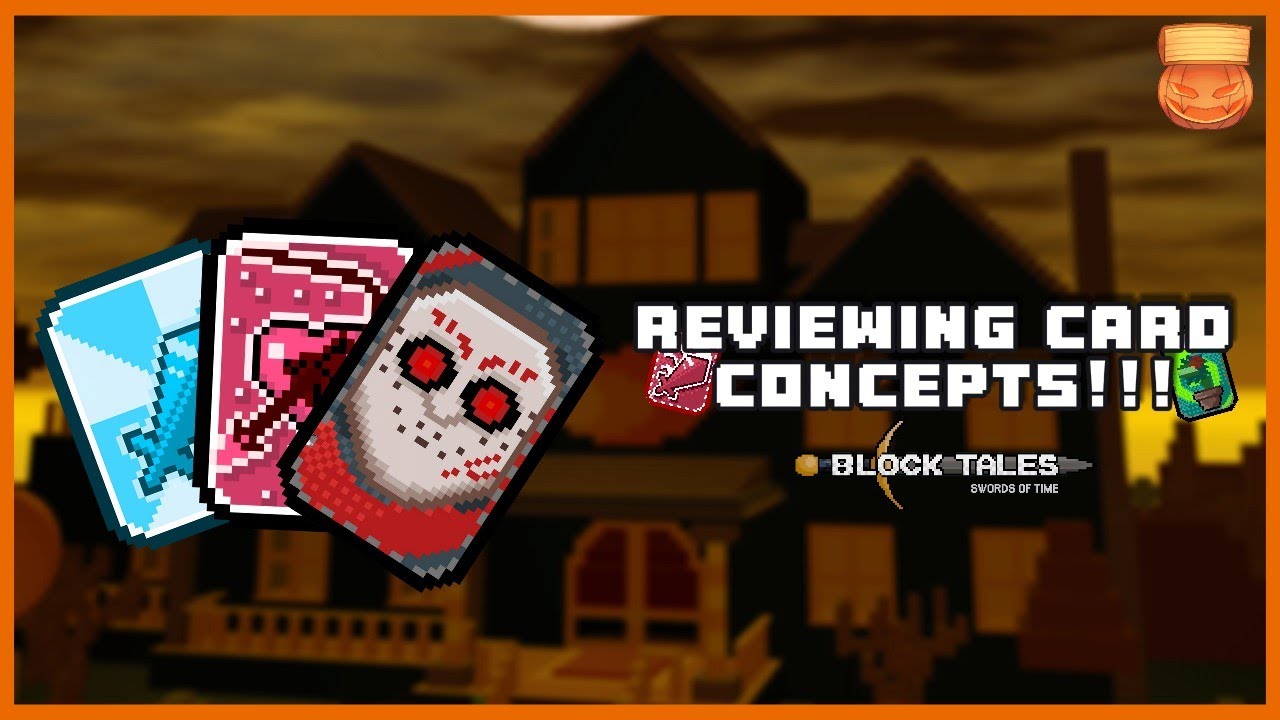 REVIEWING EVEN MORE CARD CONCEPTS!!! Roblox Block Tales