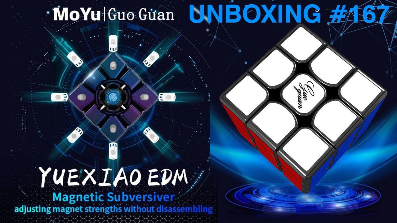 Unboxing №167 Moyu GuoGuan YueXiao EDM 3x3x3