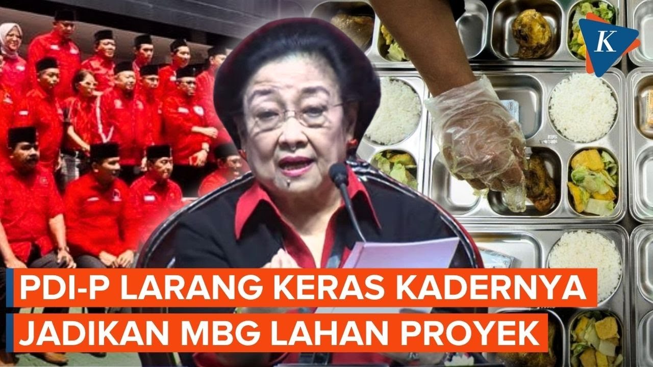 Khawatir MBG Jadi Lahan Proyek, PDI-P Ancam Sanksi Kader yang Terlibat